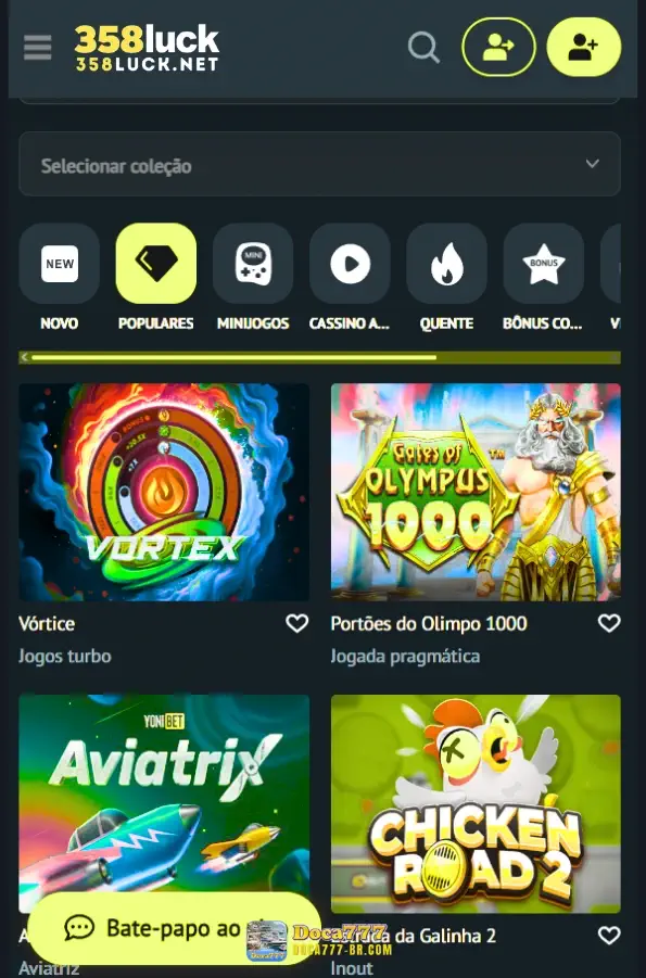 358luck apk aplicativo